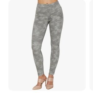 SPANX Jean-ish Ankle Leggings Stone Wash Camo